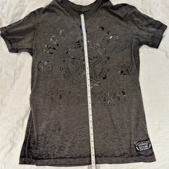 Vintage Women’s Affliction T-Shirt Size M - Well Worn No Holes 18” Pit To Pit - Picture 4 of 5